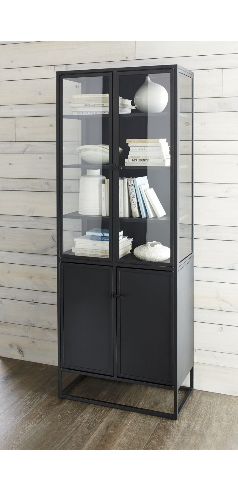 Casement Black Tall Cabinet - Image 6