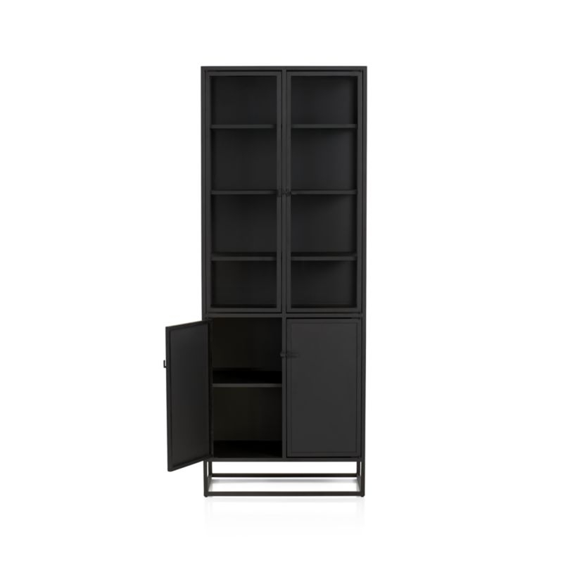 Casement Black Tall Cabinet - Image 7