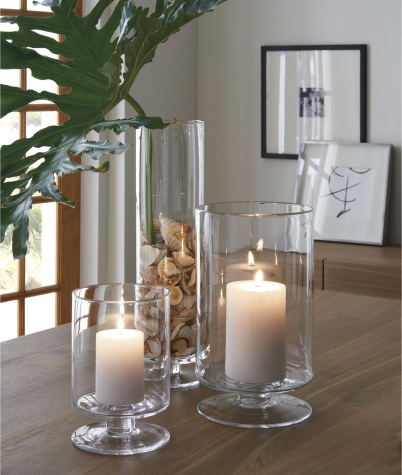 London Narrow Clear Hurricane Candle Holder - Image 7
