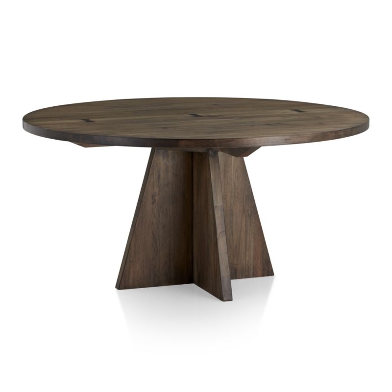 Monarch Shiitake 60" Round Dining Table - Image 1