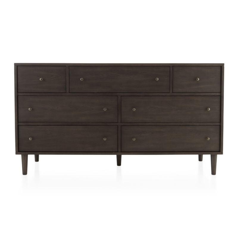 Barnes Smoke Brown 7-Drawer Dresser - Image 1