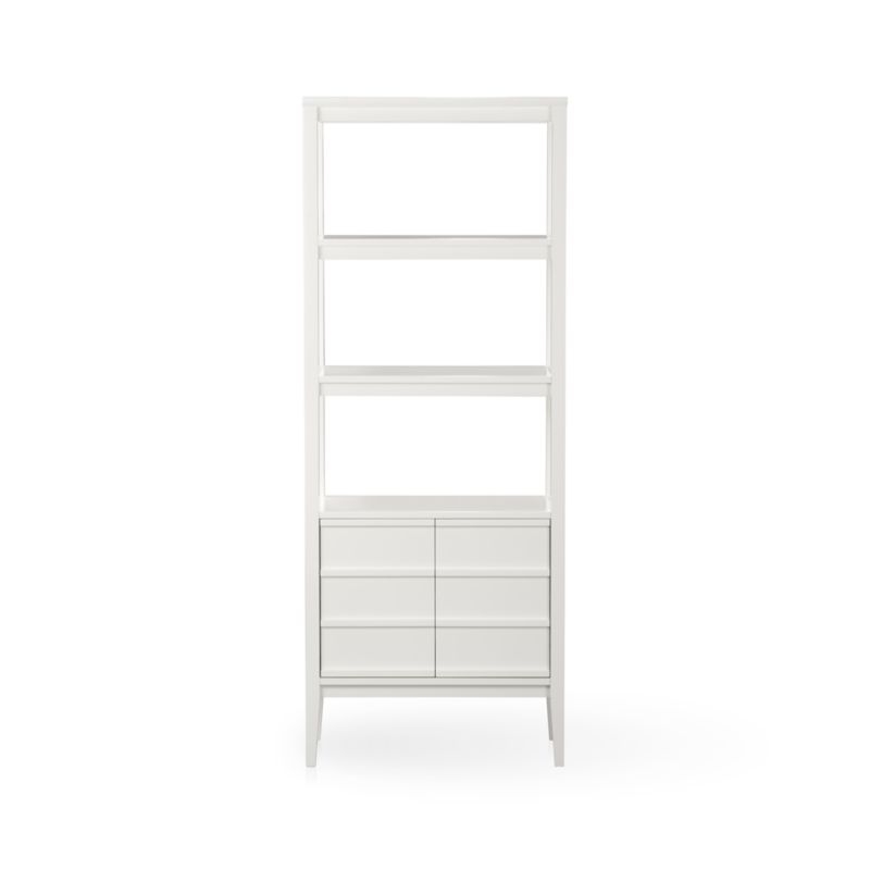 Spotlight White Bookcase - Image 2
