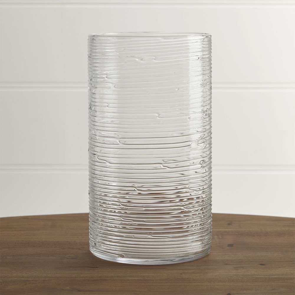 Spin Glass Extra Large Hurricane Candle Holder/Vase. - Image 0