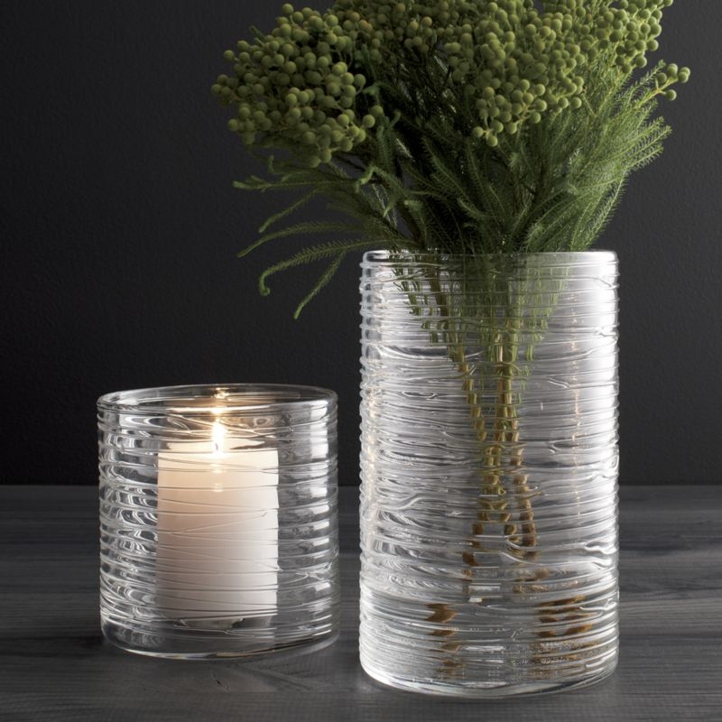 Spin Glass Extra Large Hurricane Candle Holder/Vase. - Image 8