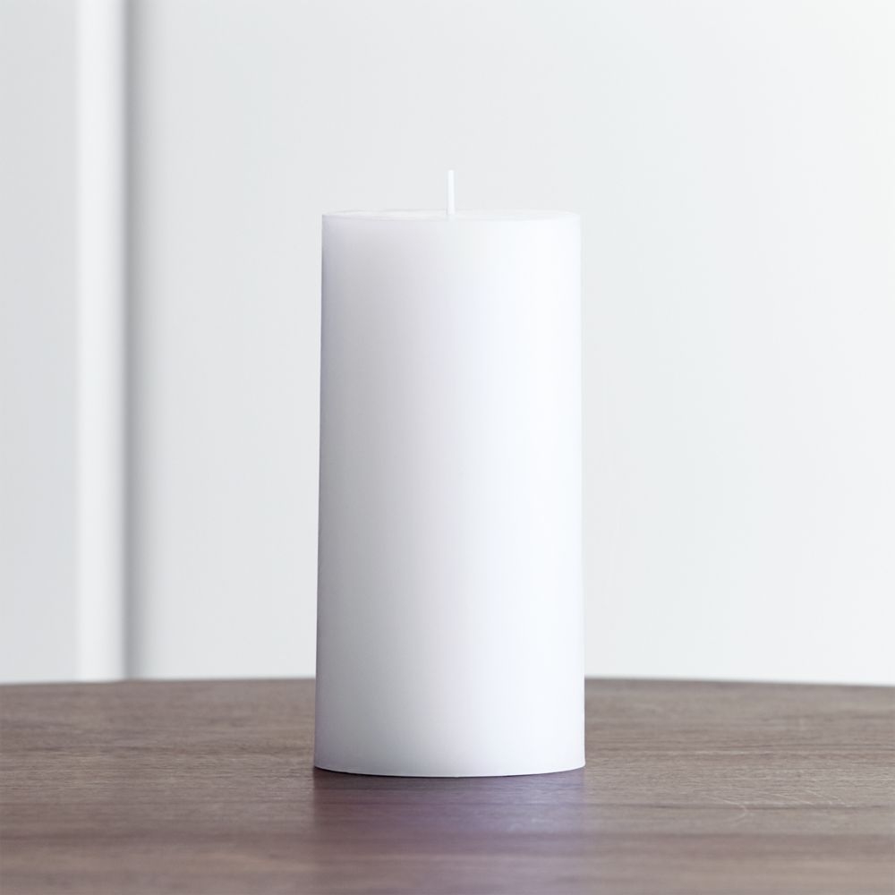 White 3"x6" Pillar Candle - Image 0