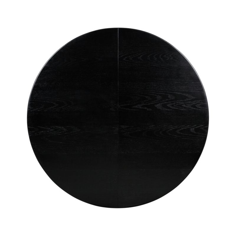 Avalon 45" Black Round Extension Dining Table - Image 1