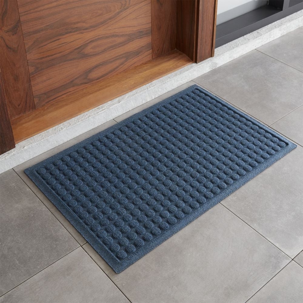 Thirsty Dots ™ Blue 34"x22" Doormat - Image 0