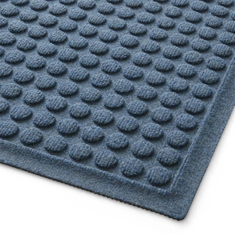 Thirsty Dots ™ Blue 34"x22" Doormat - Image 1