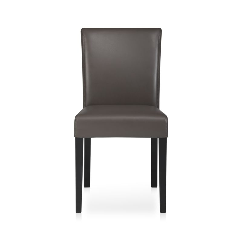 Lowe Smoke Leather Dining Chair - Image 1