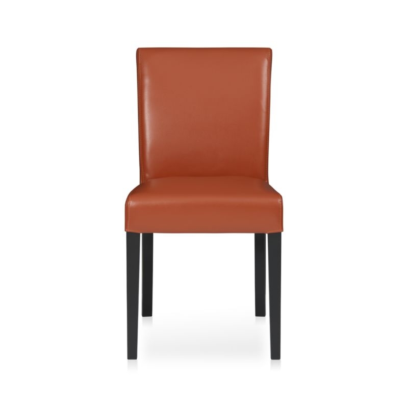 Lowe Persimmon Leather Dining Chair - Image 2