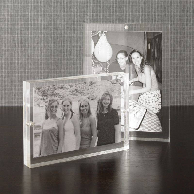 Acrylic 4x6 Block Tabletop Picture Frame - Image 6