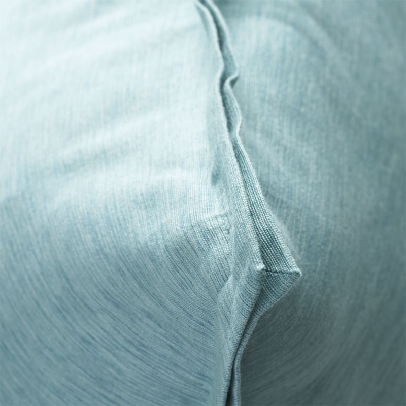 Linden Ocean 23" Pillow with Down-Alternative Insert - Image 4