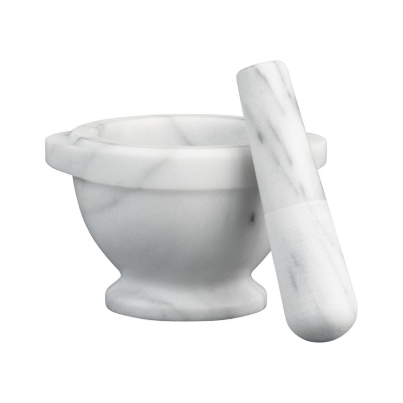 French Kitchen Marble Mortar and Pestle - Image 2