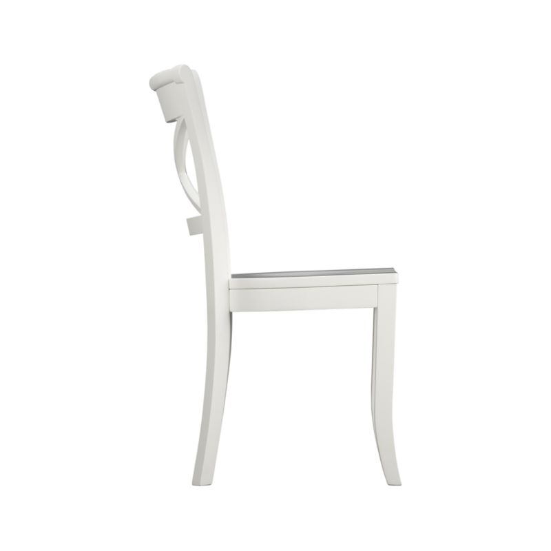 Vintner White Wood Dining Chair - Image 3