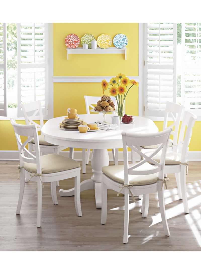 Vintner White Wood Dining Chair - Image 5