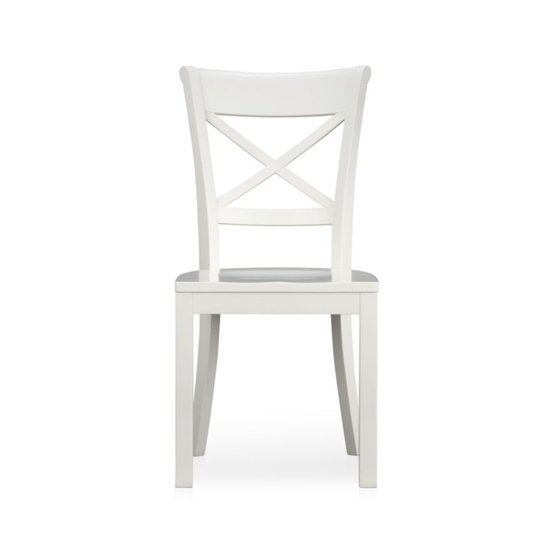 Vintner White Wood Dining Chair - Image 6