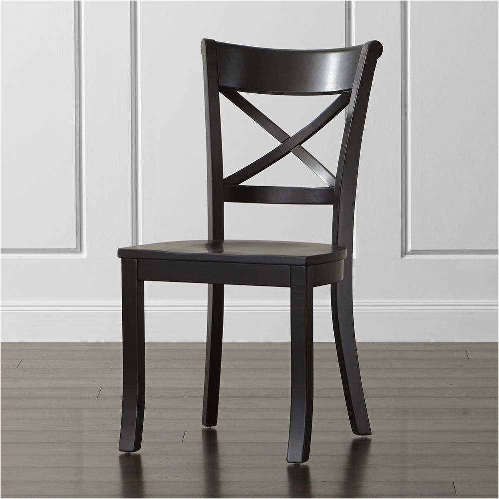 Vintner Black Wood Dining Chair - Image 0