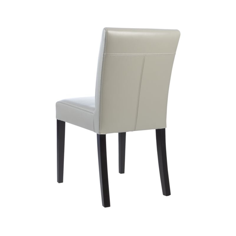 Lowe Pewter Leather Dining Chair - Image 2
