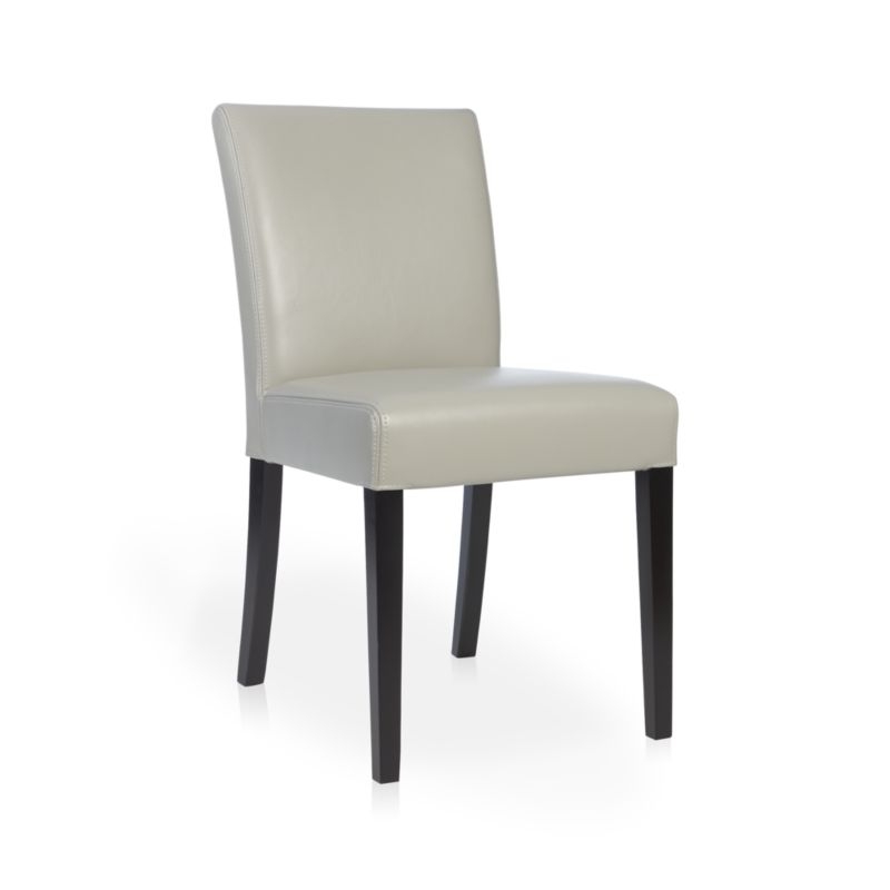 Lowe Pewter Leather Dining Chair - Image 3