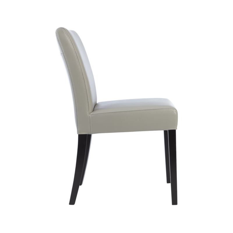 Lowe Pewter Leather Dining Chair - Image 6