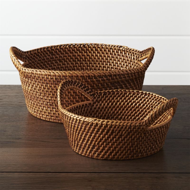 Artesia Small Honey Bread Basket - Image 1