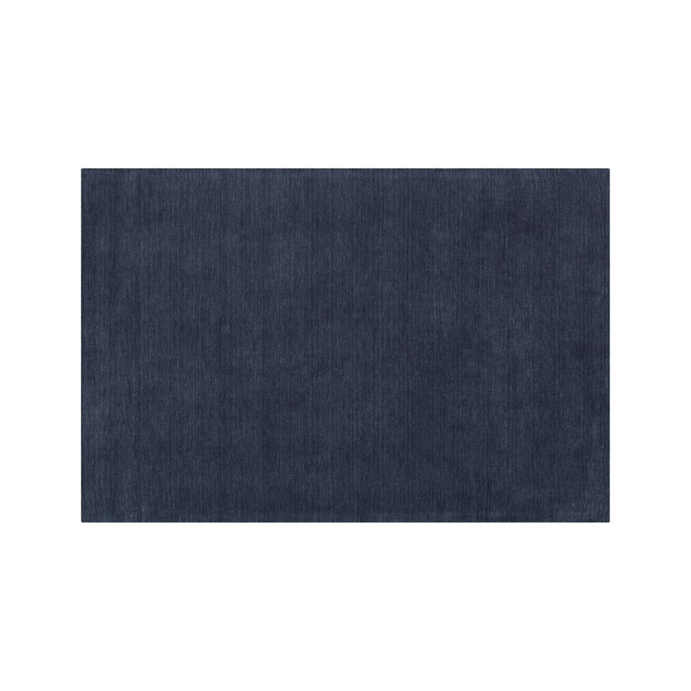 Baxter Indigo Wool Area Rug 8'x10' - Image 0