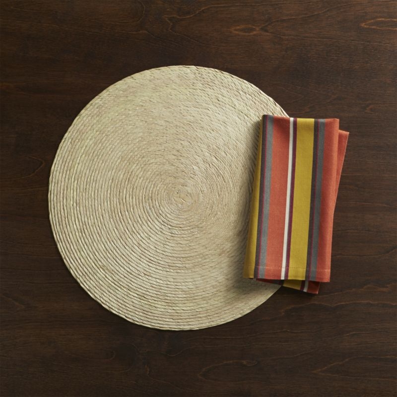 Tropical Palm Natural Placemat - Image 1