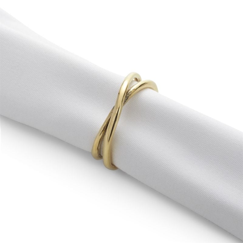 Aria Gold Napkin Ring - Image 5