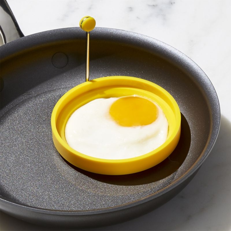 Yellow Silicone Pancake/Egg Ring - Image 1