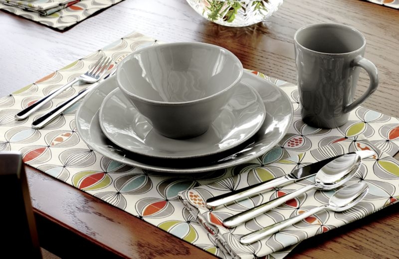 Marin Grey 16-Piece Dinnerware Set - Image 3