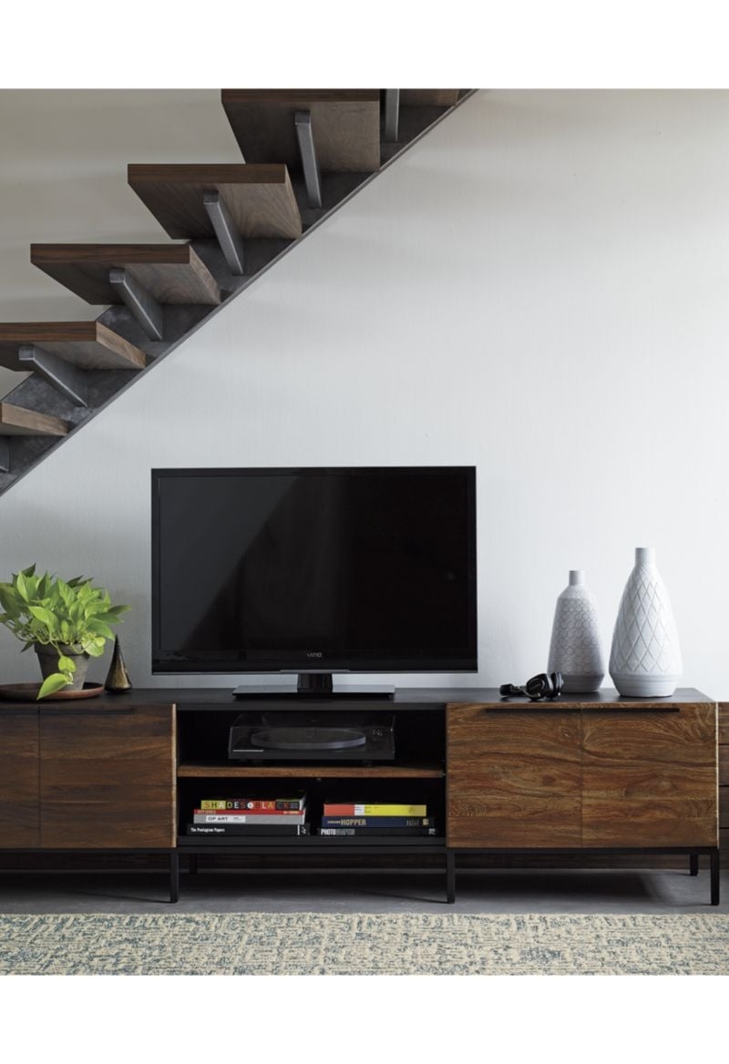 Rigby 80.5" Large Media Console with Base - Image 9