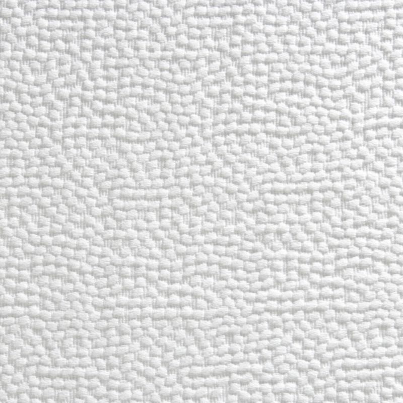 Pebble Matelassé White Extra-Long Shower Curtain - Image 1