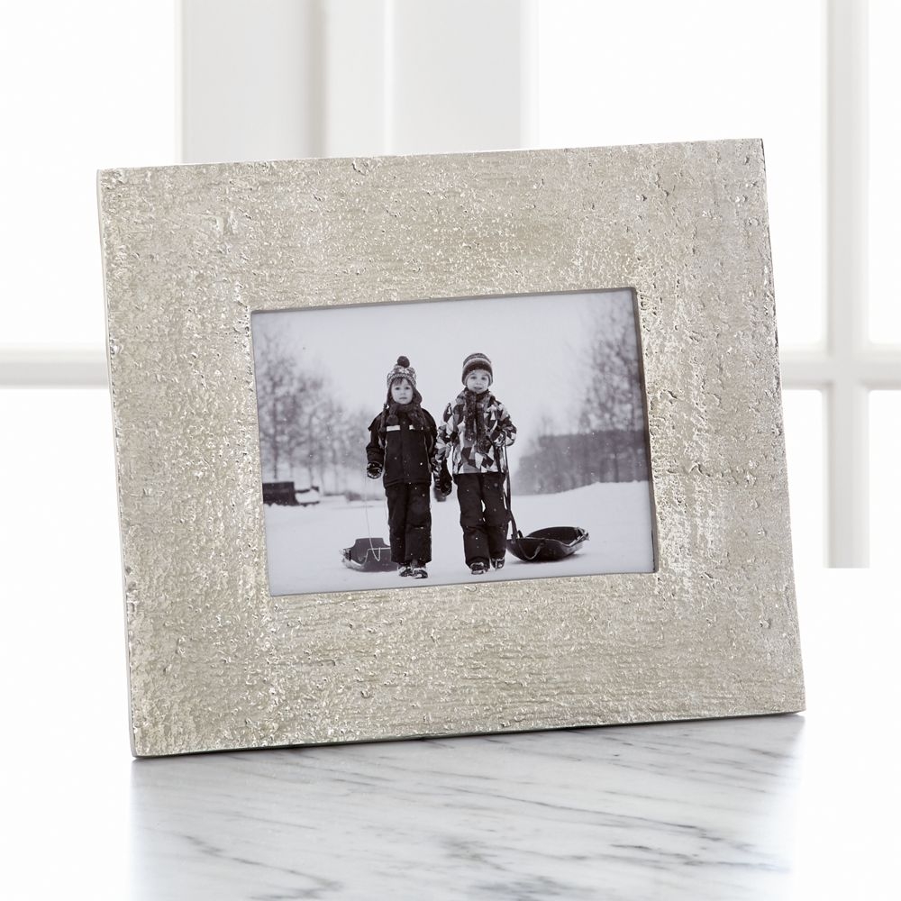 Silver Bark 5"x7" Picture Frame - Image 0