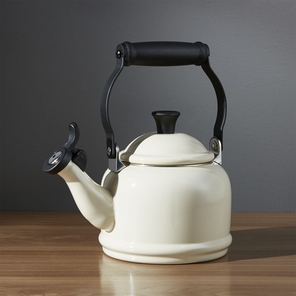 Le Creuset ® 1.25-Qt. Demi Cream Whistling Tea Kettle - Image 0