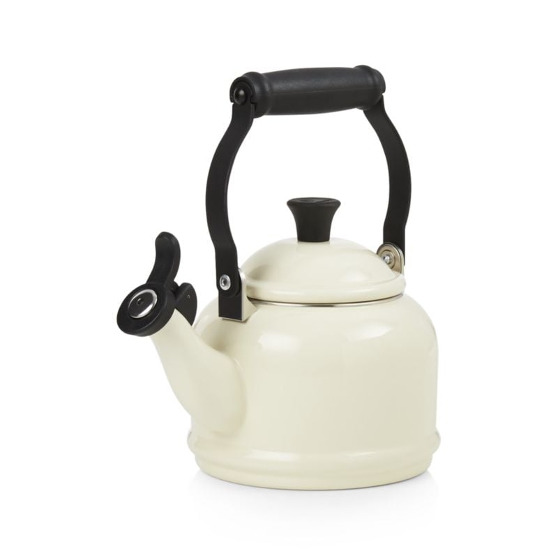 Le Creuset ® 1.25-Qt. Demi Cream Whistling Tea Kettle - Image 1