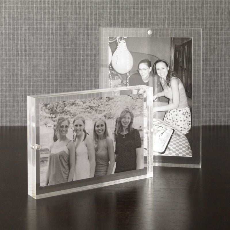 Acrylic 8x10 Block Tabletop Picture Frame - Image 6