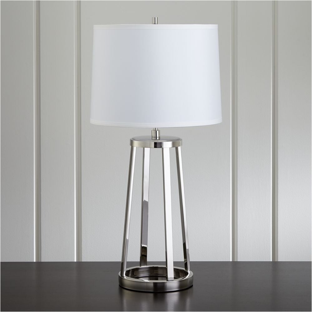 Stanza Nickel Table Lamp - Image 0