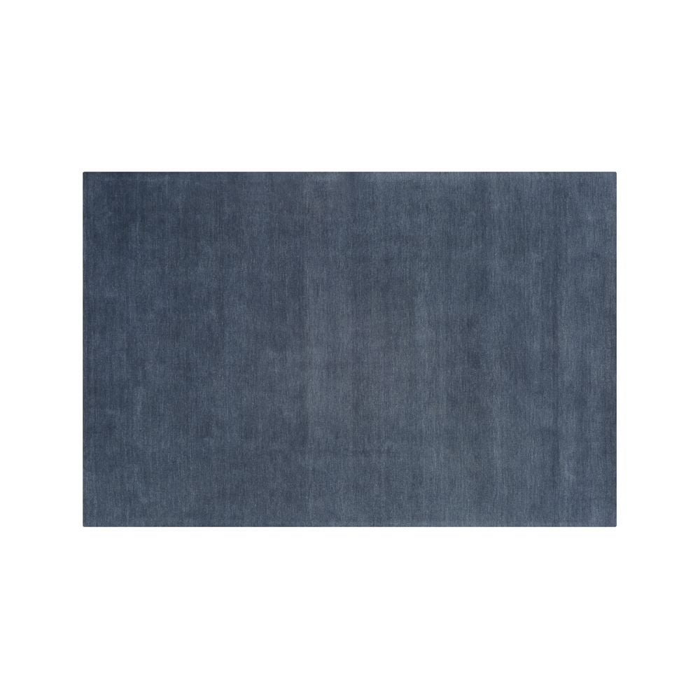 Baxter Blue Wool Area Rug 9'x12' - Image 0