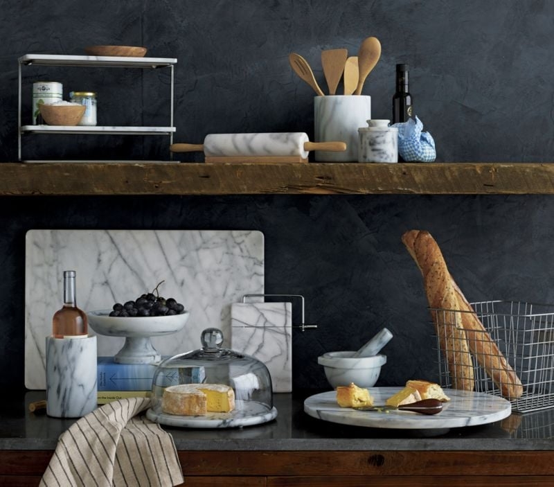 French Kitchen Marble Cheese Dome - Image 3