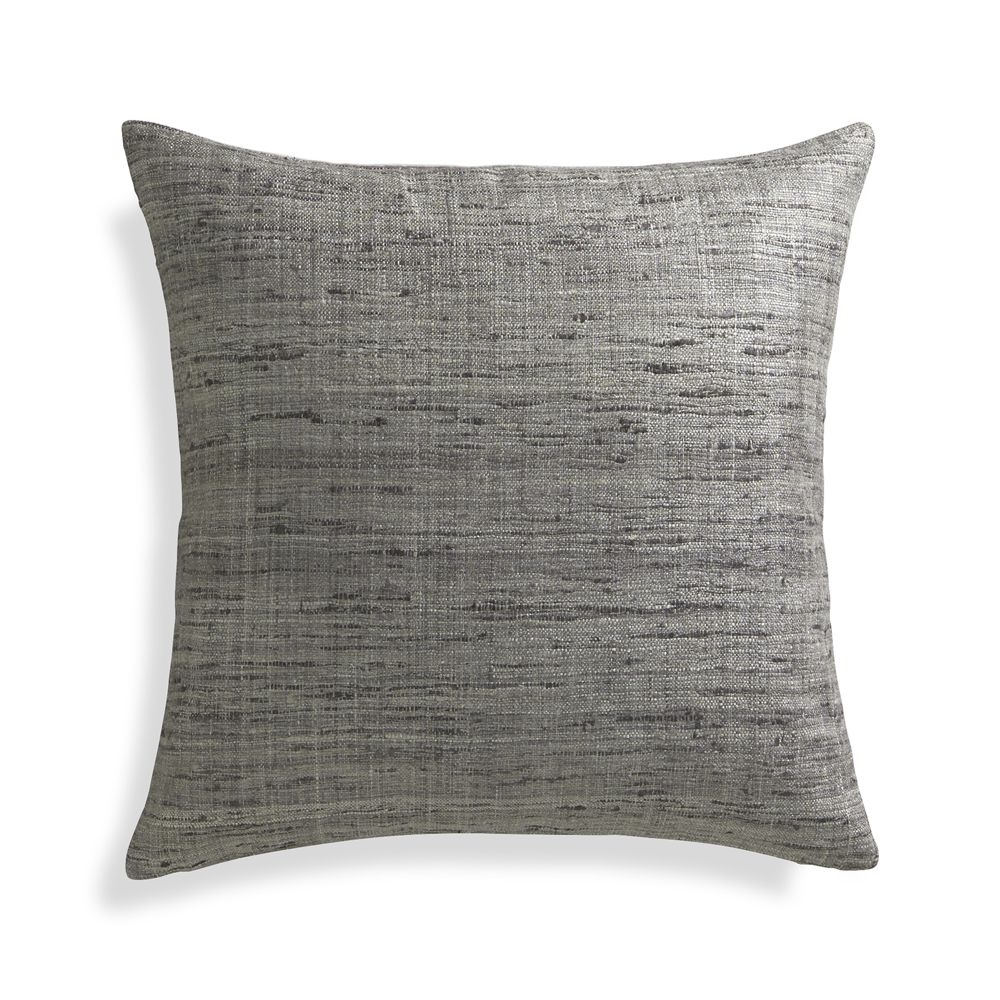 Trevino Nickel Grey 20" Pillow Cover - Image 0