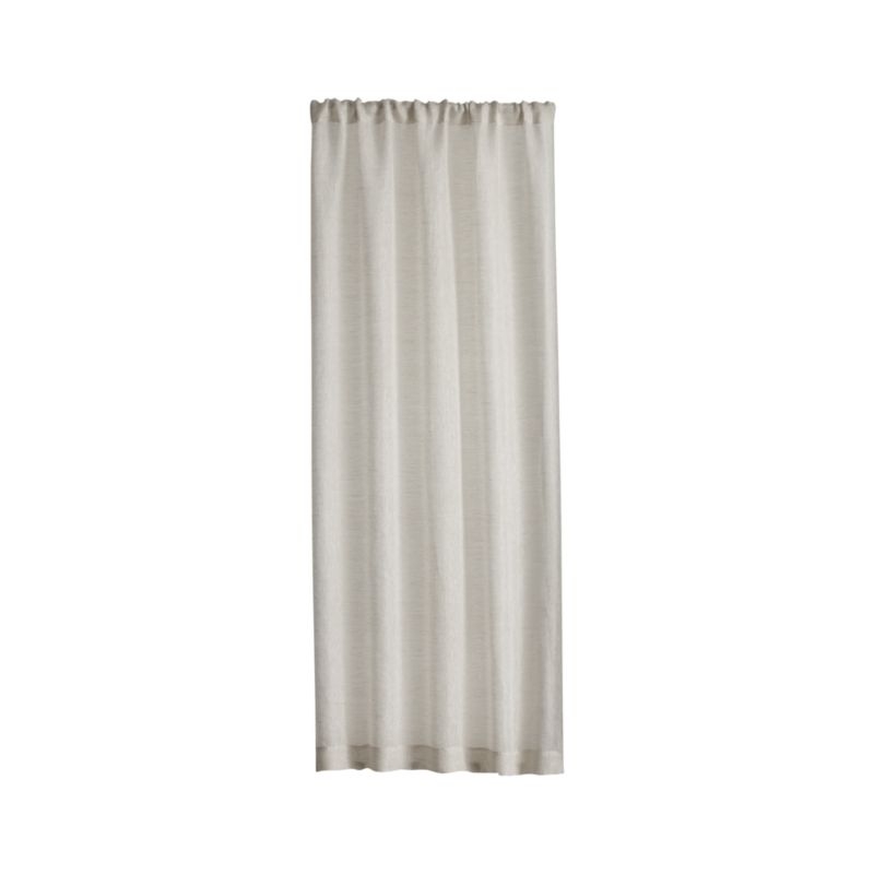 Linen Sheer 52"x108" Natural Curtain Panel - Image 8