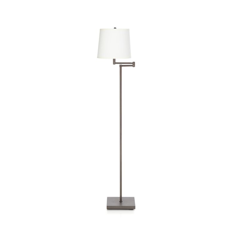 Adams Bronze Swing Arm Floor Lamp - Image 3