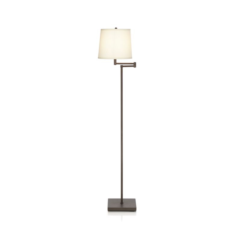 Adams Bronze Swing Arm Floor Lamp - Image 4