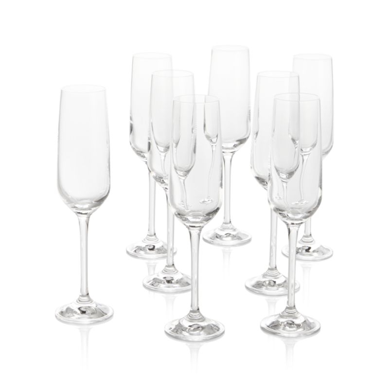 Nattie Champagne Glasses, Set of 8 - Image 2