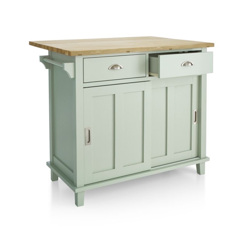 Belmont Mint Kitchen Island - Image 7