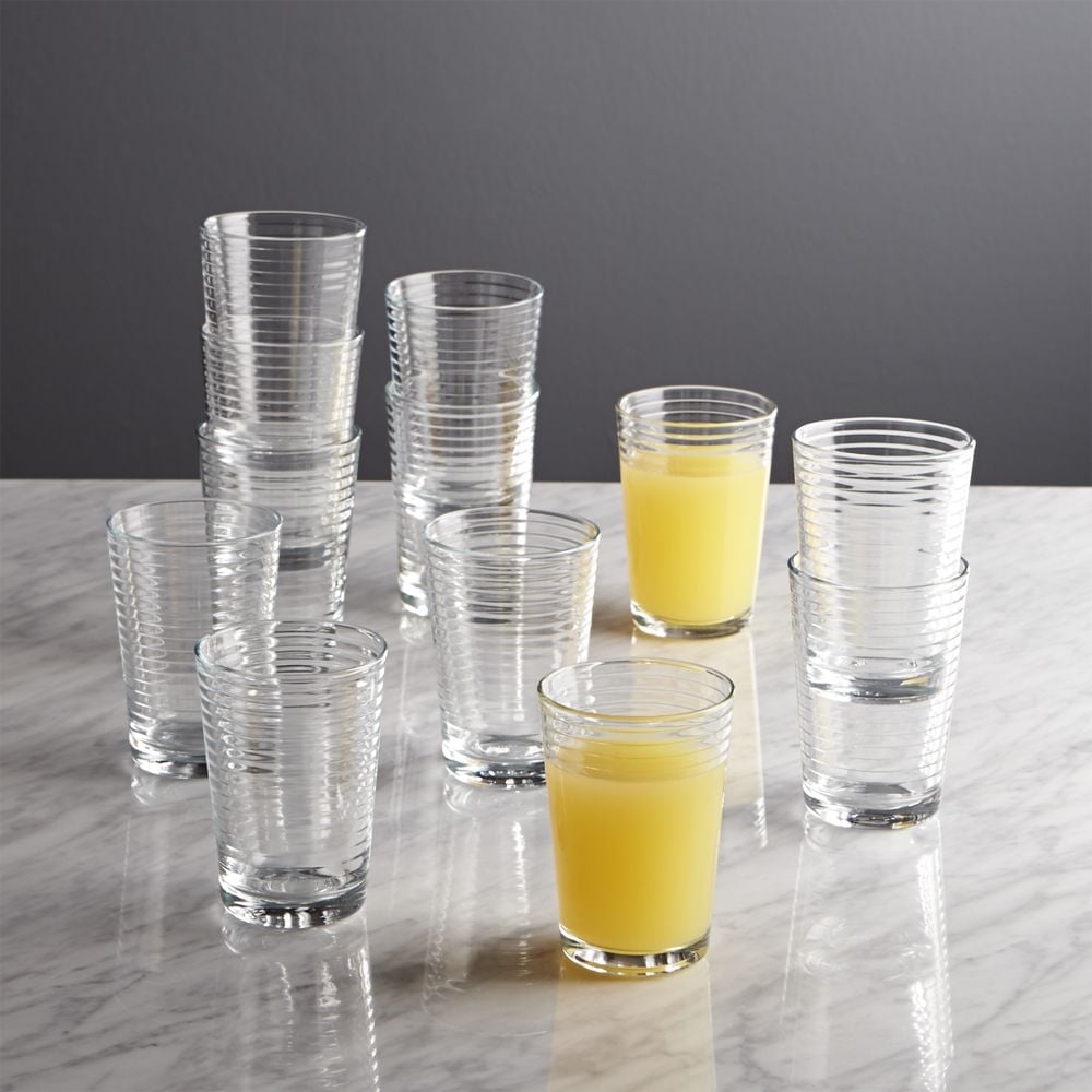 Rings 7-Oz. Juice Glasses, Set of 12 - Image 0