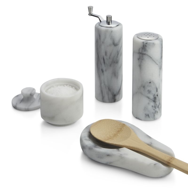 French Kitchen Marble Pepper Mill - Image 9