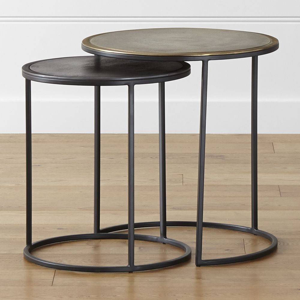 Knurl Nesting Accent Tables Set of Two - Image 5
