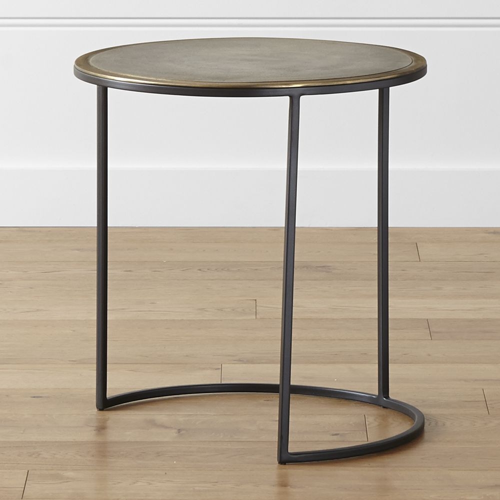 Knurl Large Round Accent Table - Image 0