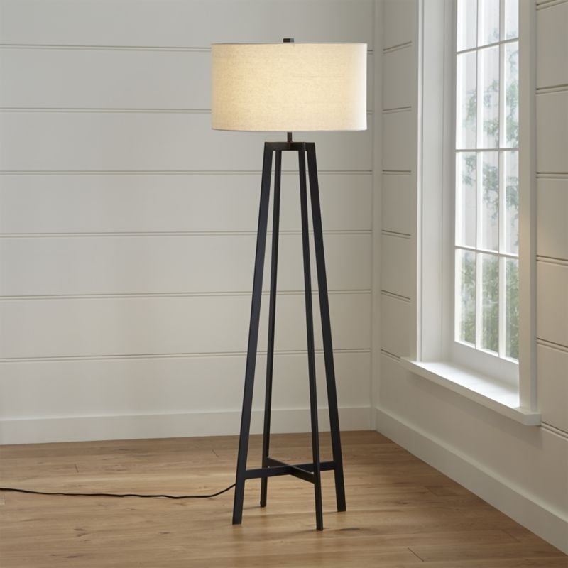Castillo Floor Lamp, Black - Image 3